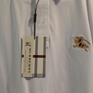 Burberry White Polo Shirt for Men